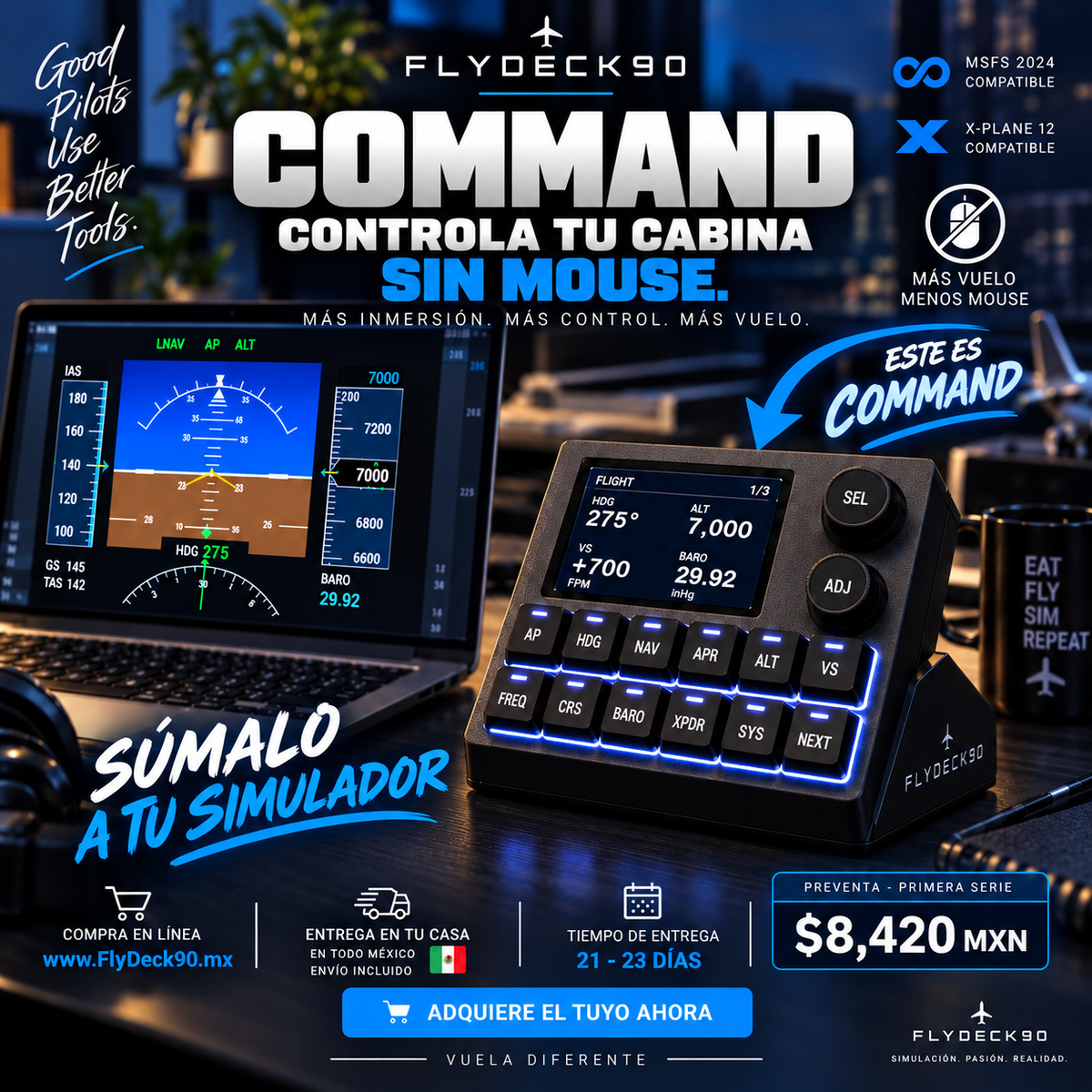 FlyDeck90 COMMAND