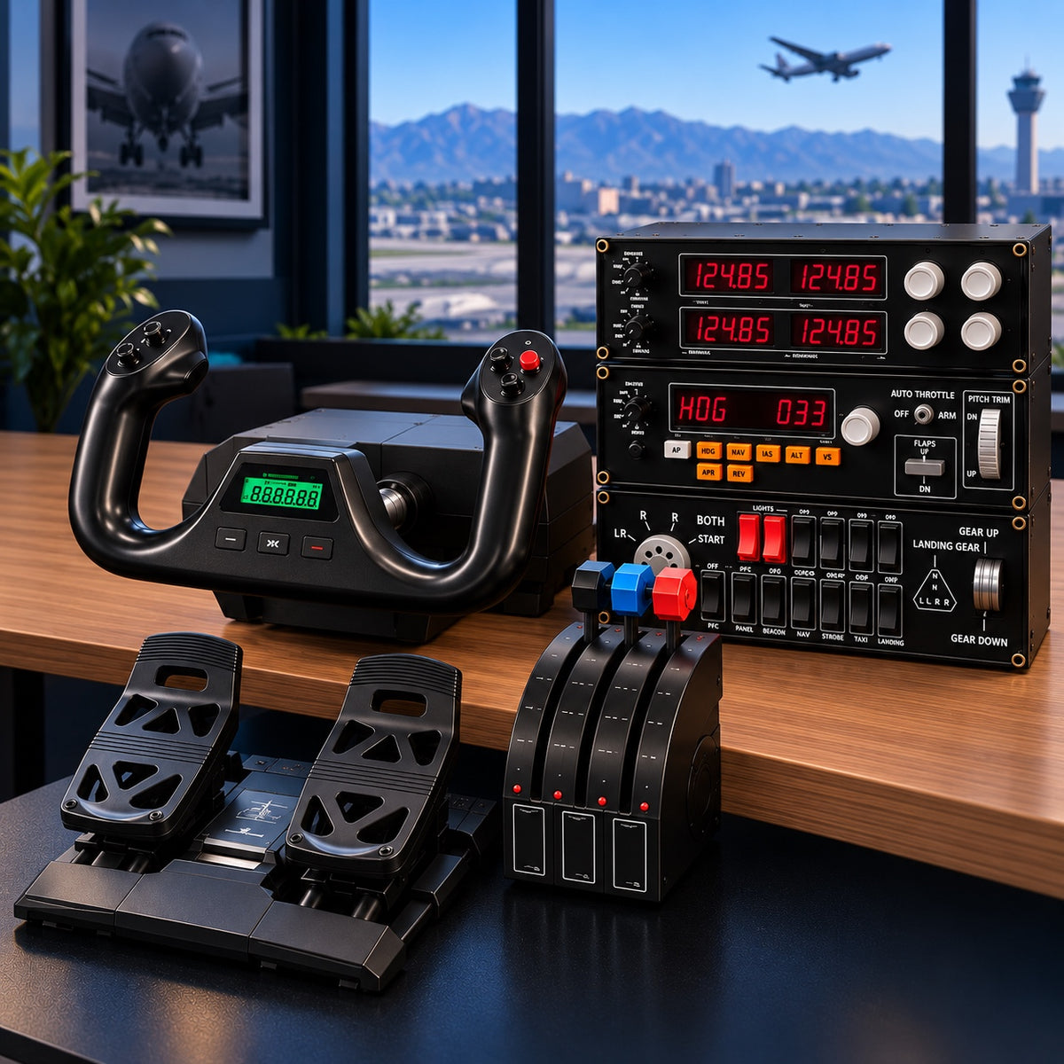 FlyDeck 90 Desktop Flight Pack