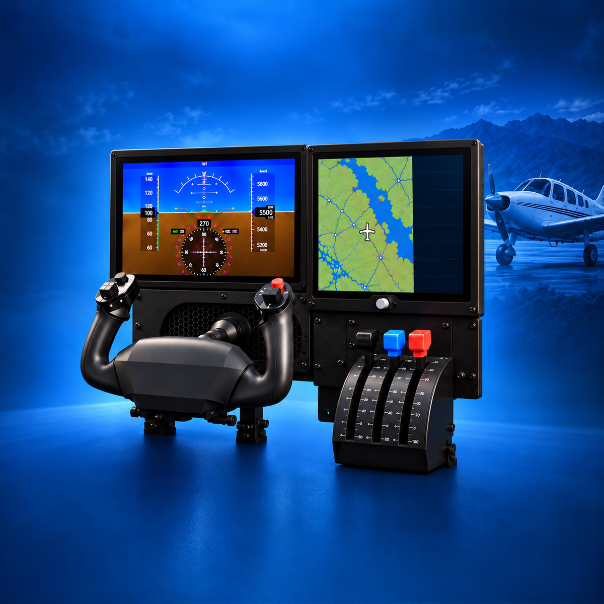 The Piper Desktop FlyDeck90 - versión limpia